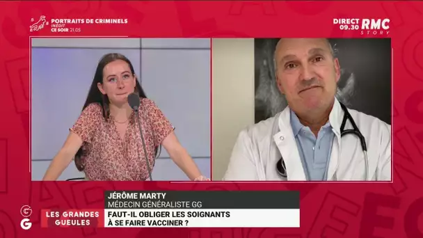 Alice Cordier pas convaincue par le Dr Marty de se faire vacciner...
