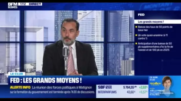 FED -50 points de base : "Attention aux premières réactions de marchés"