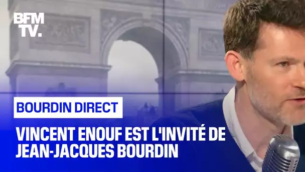 Vincent Enouf face à Jean-Jacques Bourdin en direct