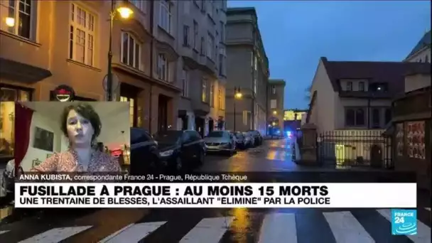 Au moins quinze personnes tuées dans une fusillade à Prague, l'assaillant "éliminé"