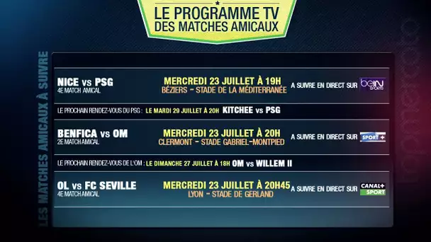 Nice - PSG, Benfica - OM... Le programme TV des matches du jour !