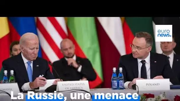 "Nous défendrons chaque centimètre carré de l'OTAN", a déclaré Biden à ses alliés européens