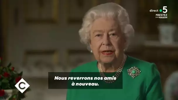 Le discours historique de la Reine - C à Vous - 06/04/2020