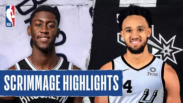 NETS at SPURS | SCRIMMAGE HIGHLIGHTS | July 25, 2020