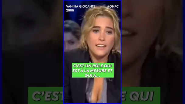 🤭 Vahina Giocante, cette métaphore entre le cinéma et l'amour ! #onpc #shorts