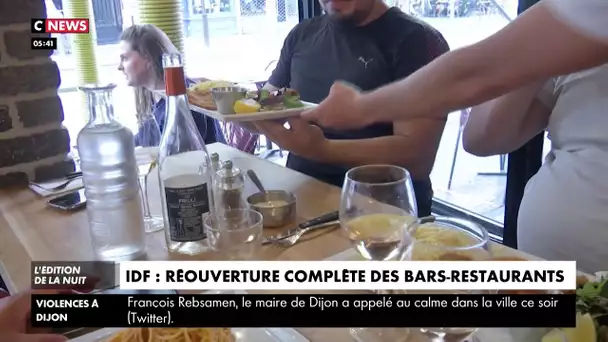 Ile-de-France : les bars et restaurants ouvrent leurs intérieurs