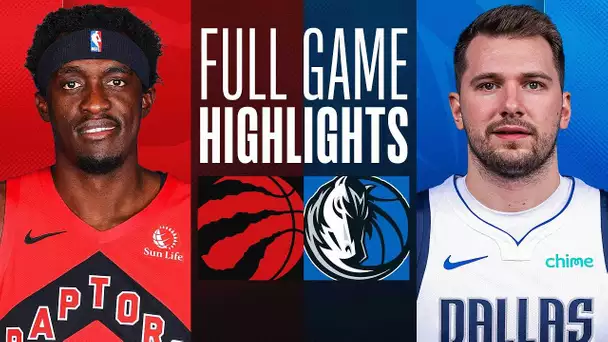 RAPTORS at MAVERICKS | FULL GAME HIGHLIGHTS | November 8, 2023