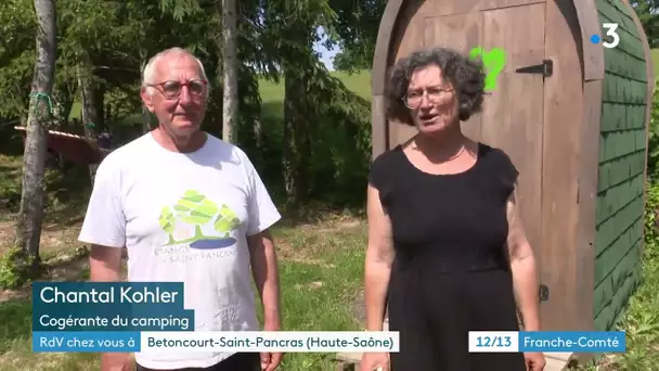 Rendez-vous ,à Betoncourt-St-Pancras(70),à la découverte du camping naturiste de Chantal et François