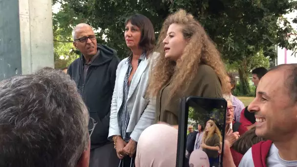 A Nantes, la jeune palestinienne Ahed Tamimi à la rencontre des militants