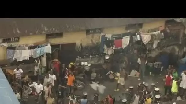 Gabon : grand marché de Libreville