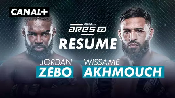 Le résumé du co-main event Jordan ZEBO / Wissame AKHMOUCH - ARES 30