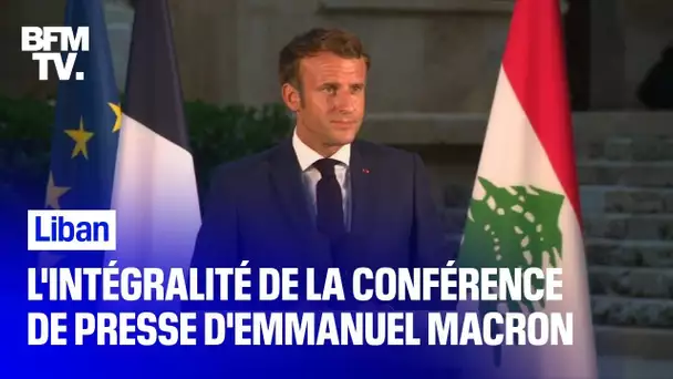 L'intégralité du discours d'Emmanuel Macron au Liban