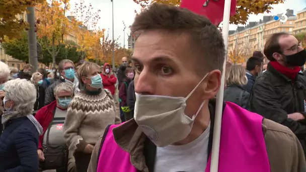 Belfort : manifestation pour l'emploi des salariés de General Electric