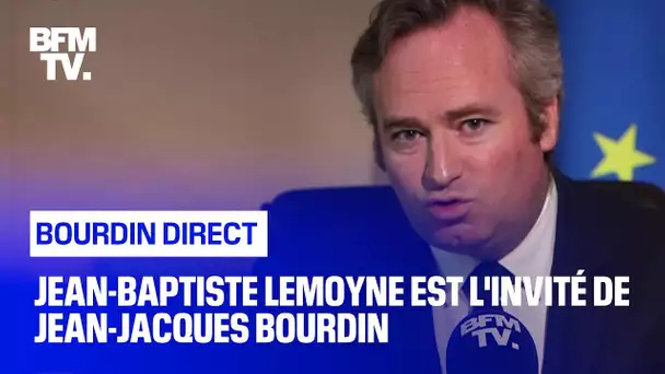 Jean-Baptiste Lemoyne face à Jean-Jacques Bourdin en direct