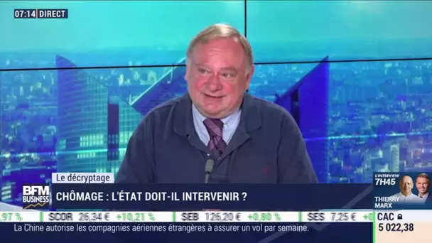 Le décryptage: Chômage, l'État doit-il intervenir ?, par Jean-Marc Daniel et Nicolas Doze