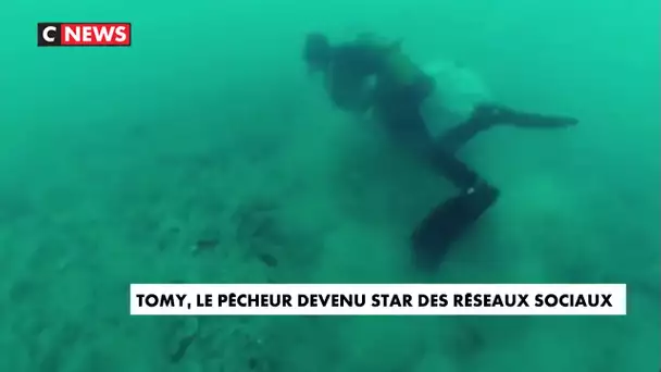 Tomy, le pêcheur devenu star des réseaux sociaux