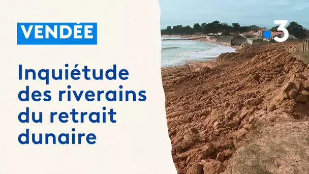 A la Tranche-sur-Mer, l'inquiétude des riverains de la dune de la Grière face à son recul.