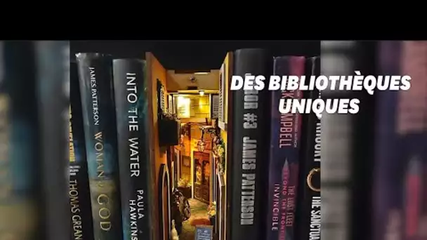 Les book nook, ces minis-mondes qui vont sublimer votre bibliothéque