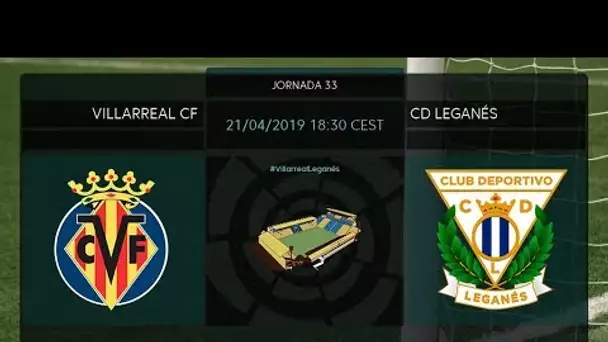 Calentamiento Villarreal CF vs CD Leganés
