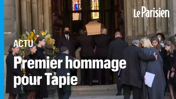 À Paris, un premier hommage à Bernard Tapie rassemble de nombreuses célébrités