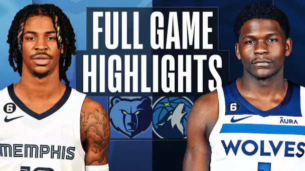 GRIZZLIES at TIMBERWOLVES | FULL GAME HIGHLIGHTS | January 27, 2023