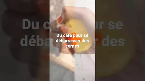 Comment se débarrasser des cernes avec du café