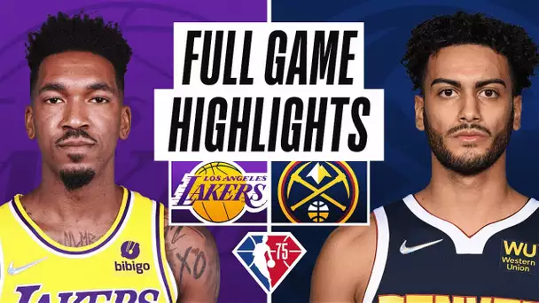 LAKERS at NUGGETS | FULL GAME HIGHLIGHTS | April 10, 2022