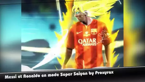 Messi et Ronaldo en mode super Saiyan !