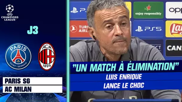 PSG - AC Milan : "Un match à élimination", Luis Enrique lance le choc