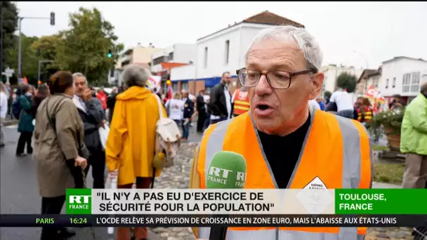 Toulouse : manifestation en hommage aux victimes de la catastrophe AZF