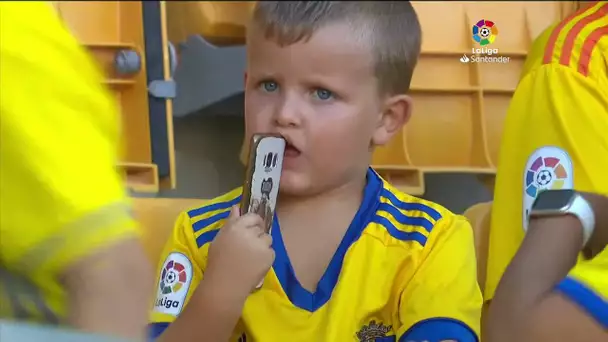 Calentamiento Cádiz CF vs CA Osasuna