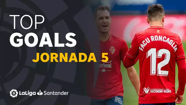 Todos los goles de la Jornada 5 de LaLiga Santander 2020/2021