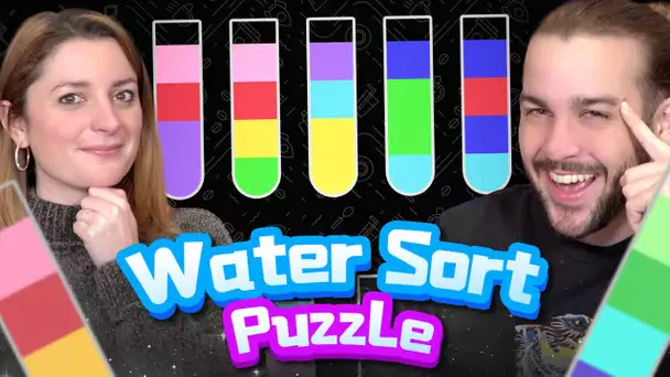 ON GALERE A RESOUDRE CES PUZZLES DIFFICILES ! WATER SORT PUZZLE GAME