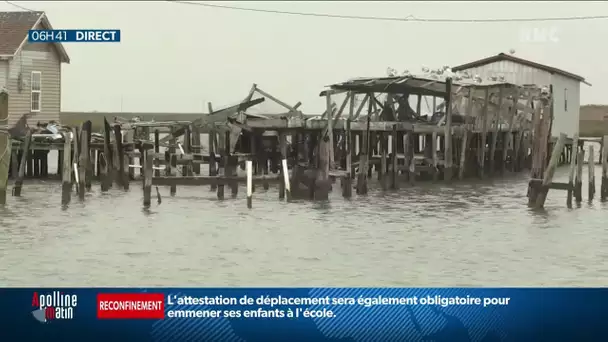 Les habitants de Tangier, confrontés à la montée des eaux, affiche pourtant leur soutien à Trump