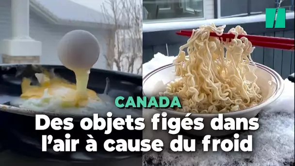 Au Canada, ces habitants ont créé d’étonnants objets figés par le gel