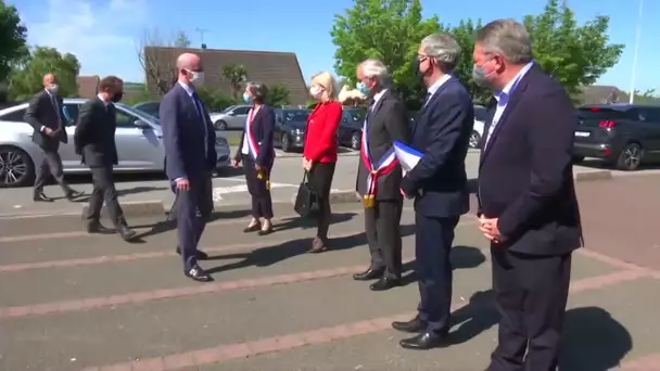 Jean-Michel Blanquer en visite à pacy sur Eure