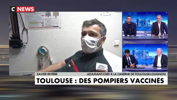 Toulouse : des pompiers vaccinés