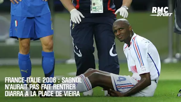 France-Italie 2006 : Sagnol n'aurait pas fait rentrer Diarra à la place de Vieira