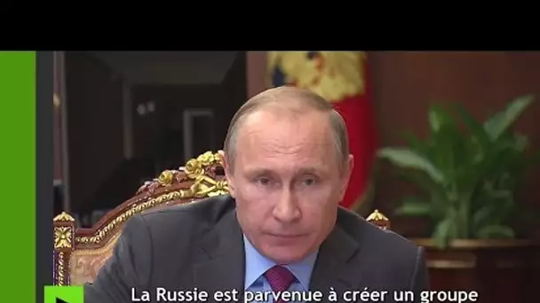 Déclaration de Vladimir Poutine sur le début de retrait des soldats russes de Syrie
