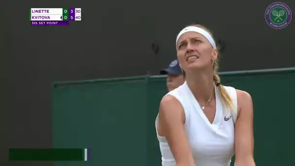 Wimbledon : Petra Kvitova expéditive contre Magda Linette