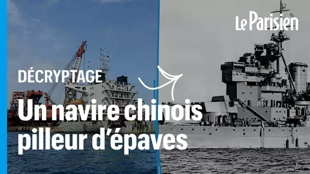 "Ce sont des tombes" : un cargo chinois pille des navires coulés pendant la seconde guerre mondiale