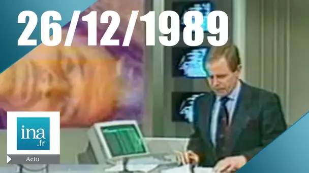 20h Antenne 2 du 26 décembre 1989 : | Archive INA
