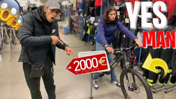 YASSINE DIT OUI A TOUT PENDANT 24H ! 🥵 " YES MAN CHALLENGE  EXTREM"