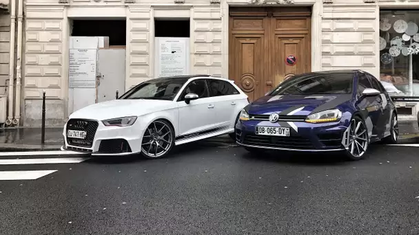 AUDI S3 400 HP ! Et GOLF 7 R CAMO !