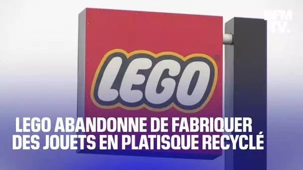 L’entreprise danoise Lego abandonne la production de jouets en plastique recyclé