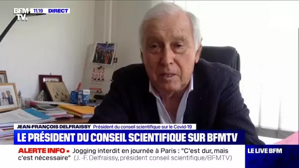 Jean-François Delfraissy, président du conseil scientifique, est l'invité du Live sur BFMTV
