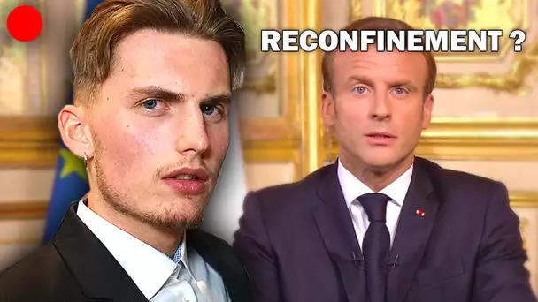 JE RÉAGIS AU DISCOURS DE MACRON EN DIRECT ! (reconfinement ?)