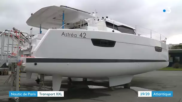 Transport de bateaux catamarans XXL pour le salon nautique à Paris