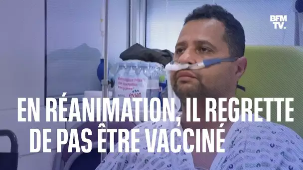 Patient Covid-19 en réanimation, il regrette de ne pas s'être fait vacciner