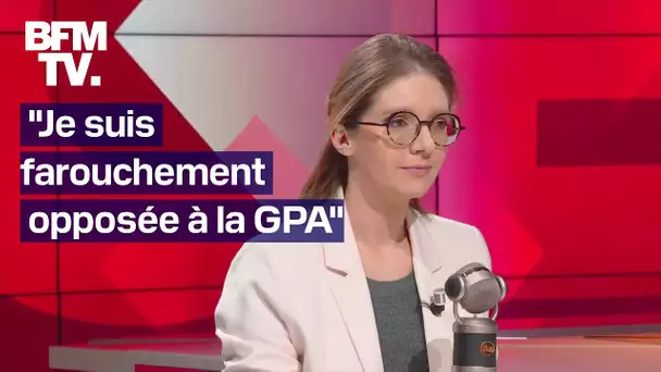 La ministre Aurore Bergé se dit toujours "farouchement opposée à la GPA"